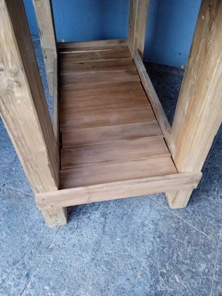 Workbench 119cm old solid wood