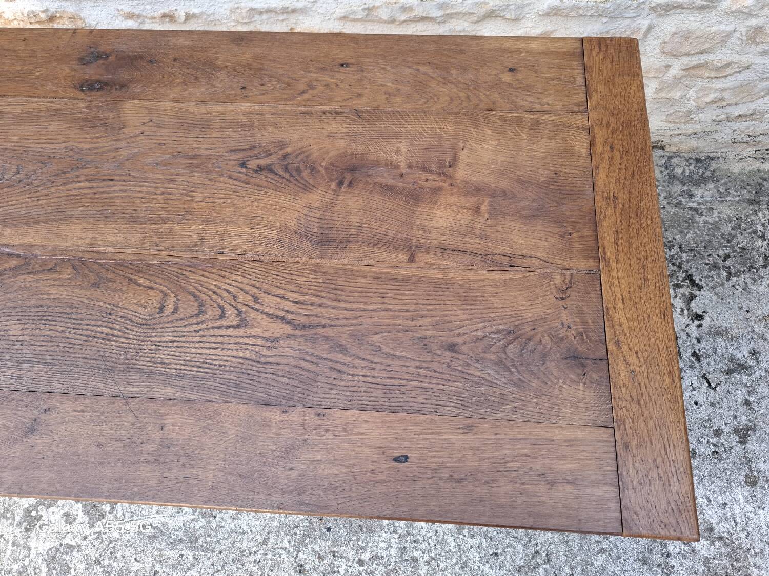 Oak farmhouse table