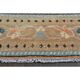 Vintage Turkish Hand-Knotted Wool Cotton Orange Runner Rug  118x304