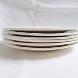 Assiettes à dessert Longwy et Lunéville