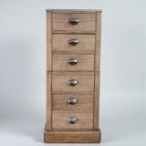 Meuble de métier vintage à tiroirs