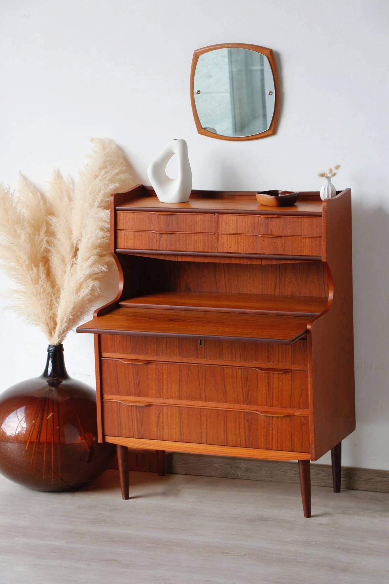 Danish teak secretary from the 1960s | Scandinavian design