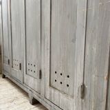XXL workshop locker with blue patina