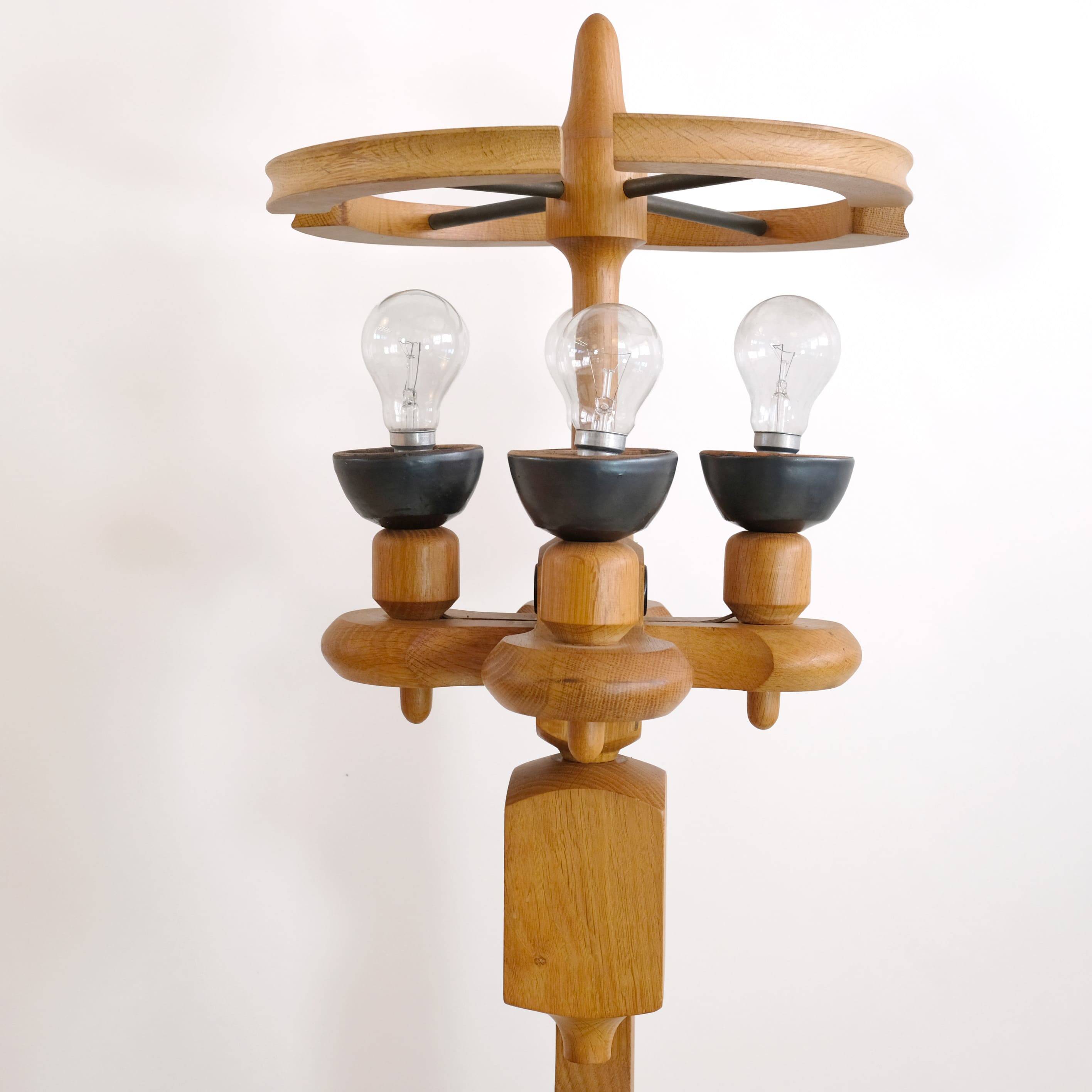 Guillerme and Chambron for Your Home, a floor lamp forming a shelf, 196