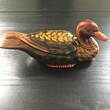 Lacquered wood duck box