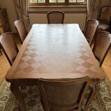 Dining table with extension