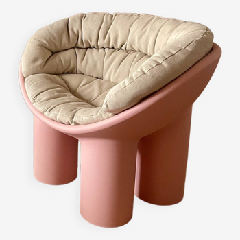 Fauteuil Roly Poly - Rose - avec Coussin - Faye Toogood