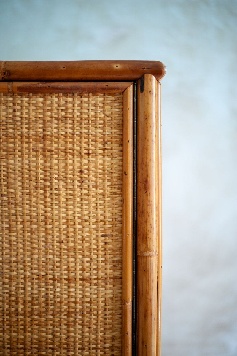 Bamboo wardrobe by Vivai Del Sud, 1970s