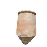 Ancient terracotta pottery jar