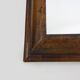 Très grand Miroir Psyché en bois de noyer. Miroir cache bible orthodoxe. XIXème. 53X63 cm - 20,86X24
