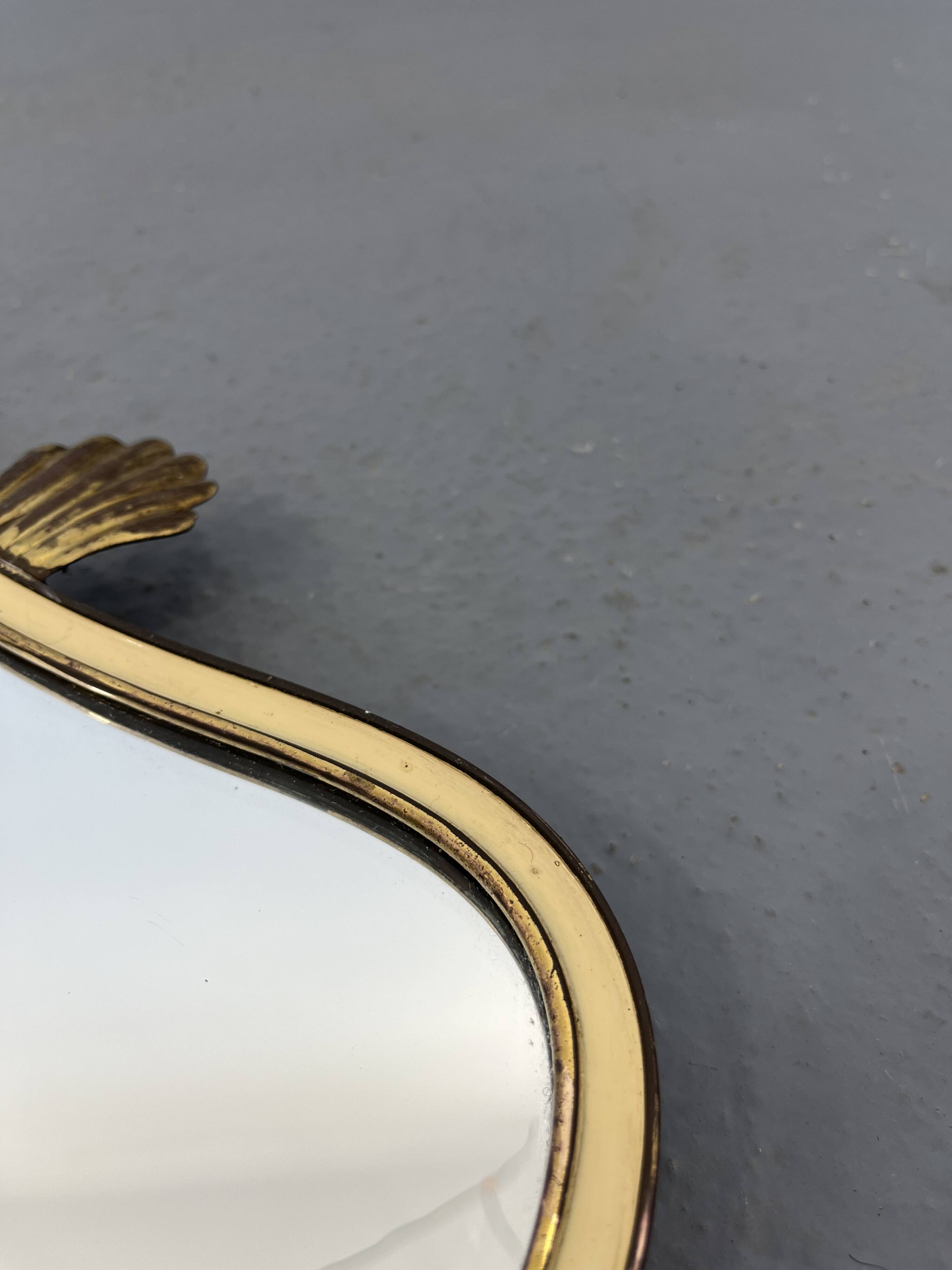 Mid-century gold mirror, 1960s