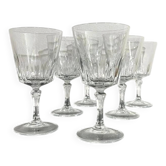 Verres à vin en cristal modèle Versailles