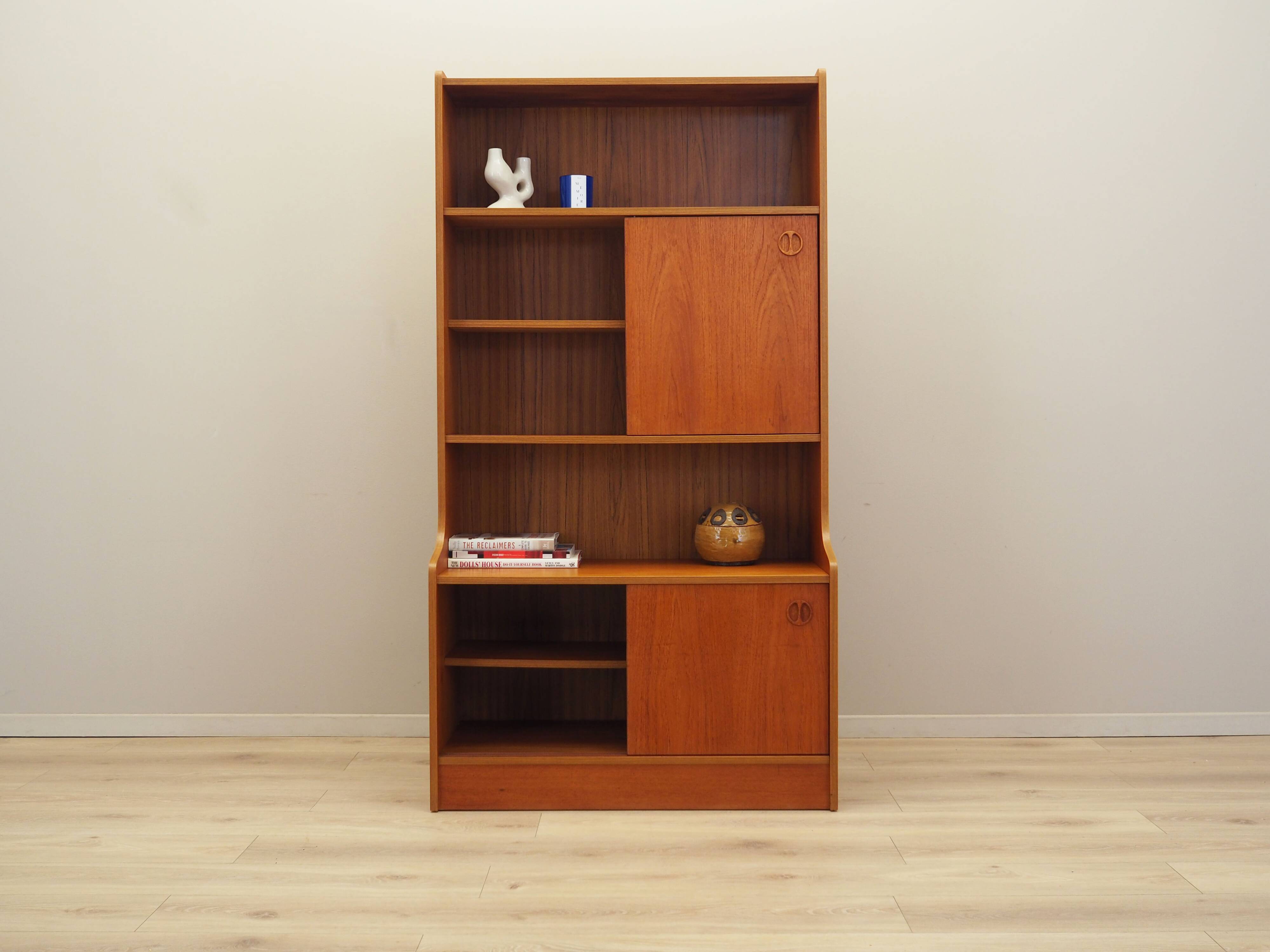 Teak bookcase, Danish design, 1960s, production: Denmark