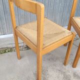 Pair of vintage Italian rope chairs - 1970s