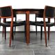 Table et chaises en palissandre Møller modèle 80 par Niels Otto (NO) Møller pour JL Møllers, années 1960, ensemble de 5.