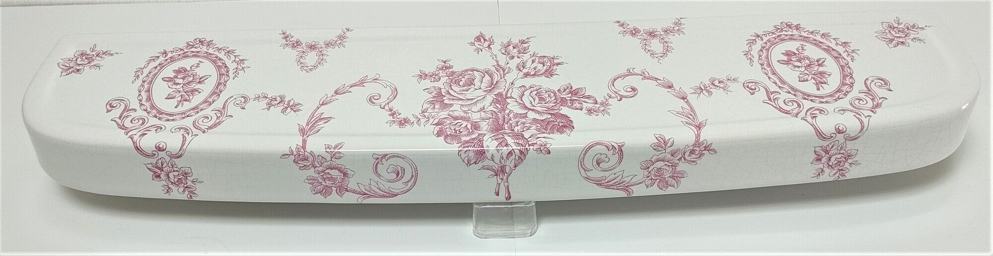 shelf porcelain earthenware of Paris floral decoration style toile de Jouy