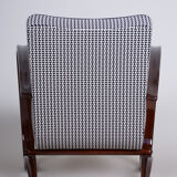 Grey Halabala armchair made in 1930s Czechia by Up Zavody