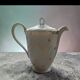 Teapot and sugar bowl in gilded Limoges porcelain by Chastagner & Cie.