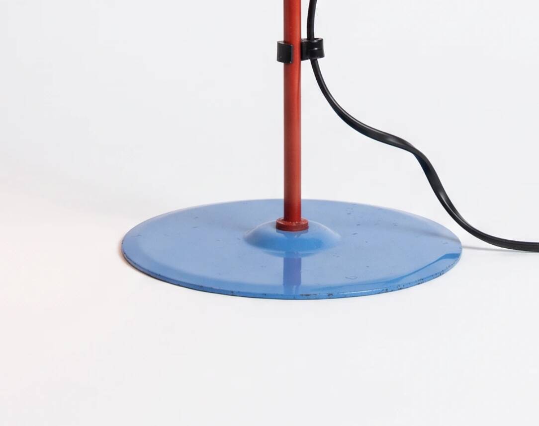 Aluminor vintage Memphis multicoloured desk lamp, 1980s