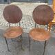 Pair of old metal chairs from the early 20th century
