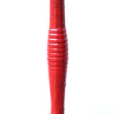 Red wooden hat rack from the 1930s