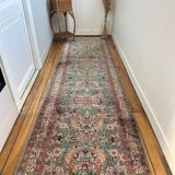 Antique Indian runner rug 301x81
