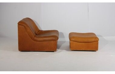Armchair DS-46 Sede thick Buffalo, 1970 leather s