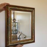 Flower beveled mirror
