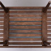 1960's Mid-Century Modern Danish Style Wood Slat Coffee Table or bench