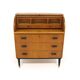 Secrétaire scandinave en teck, Suède, 1950