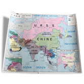 Carte Scolaire - Politique Amérique du Sud et URSS