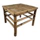Vintage square bamboo coffee table, H. 38cm W. 47cm D. 47cm