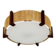 Japan Style Sisal and Teak Pendant Lamp by Temde