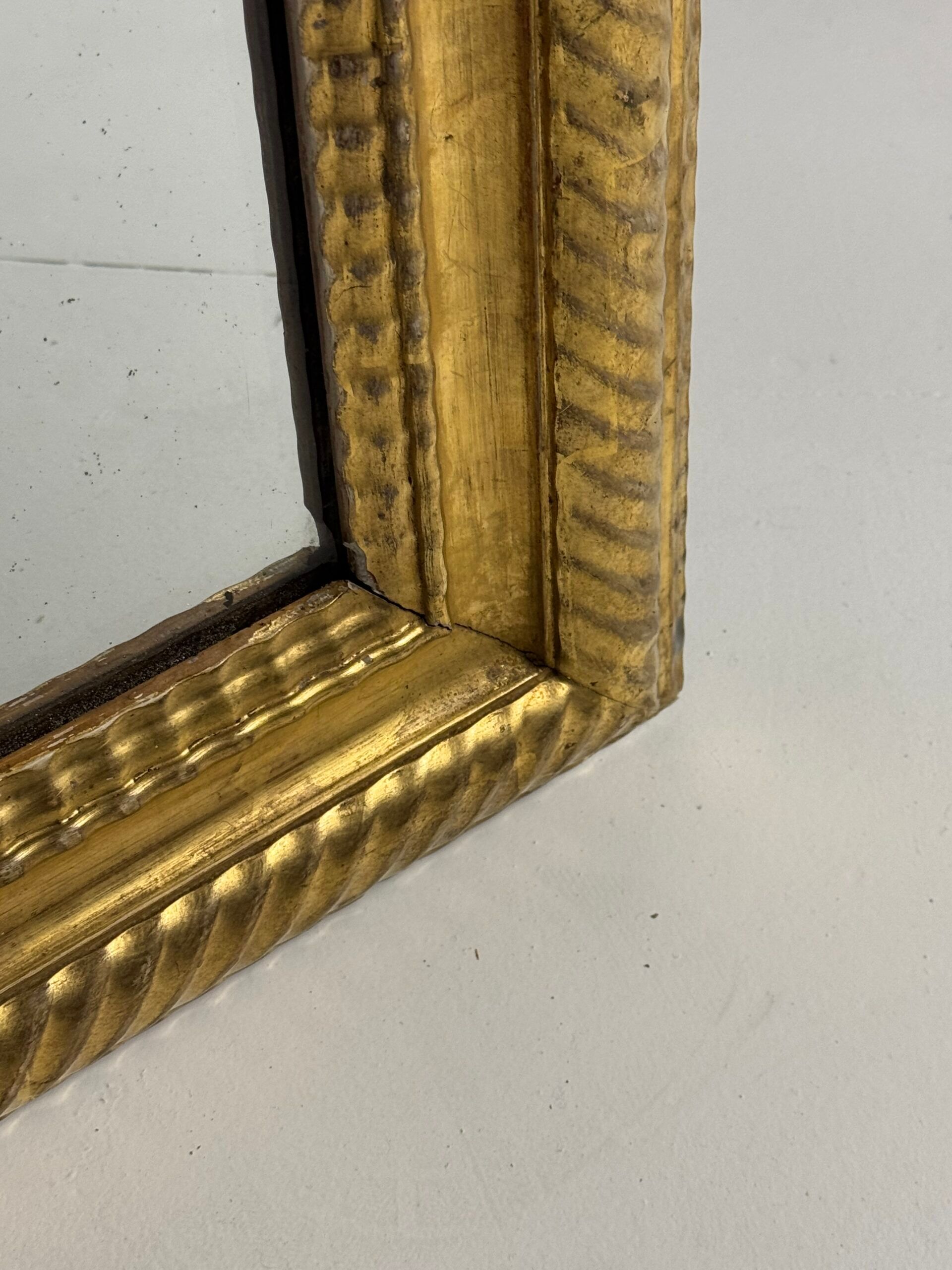 Miroir à cadre ondulé français 187 cm