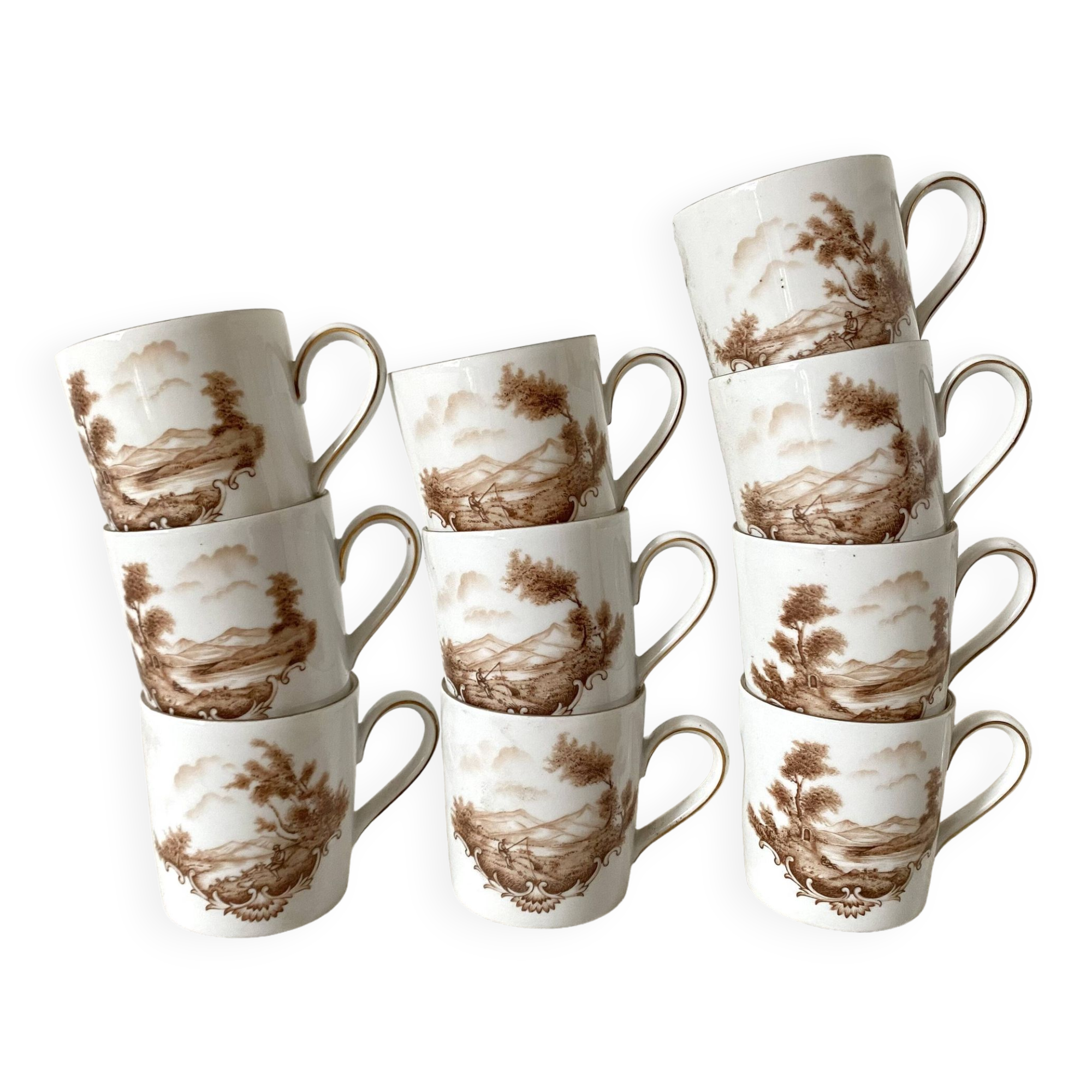 Bavaria porcelain coffee cups