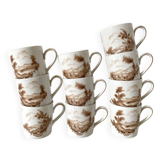 Bavaria porcelain coffee cups