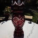 Bohemian crystal vase