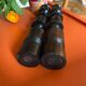 Pair of ebony candlesticks