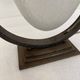 Sculptural Art Deco Table Lamp With Frosted Glass Shade, 1930s