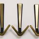 21x Crochet Mural Double in Brass Midcentury by Herta Baller, Vienna, Austria, 1950s