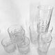 Set verres reliefs BP années 70