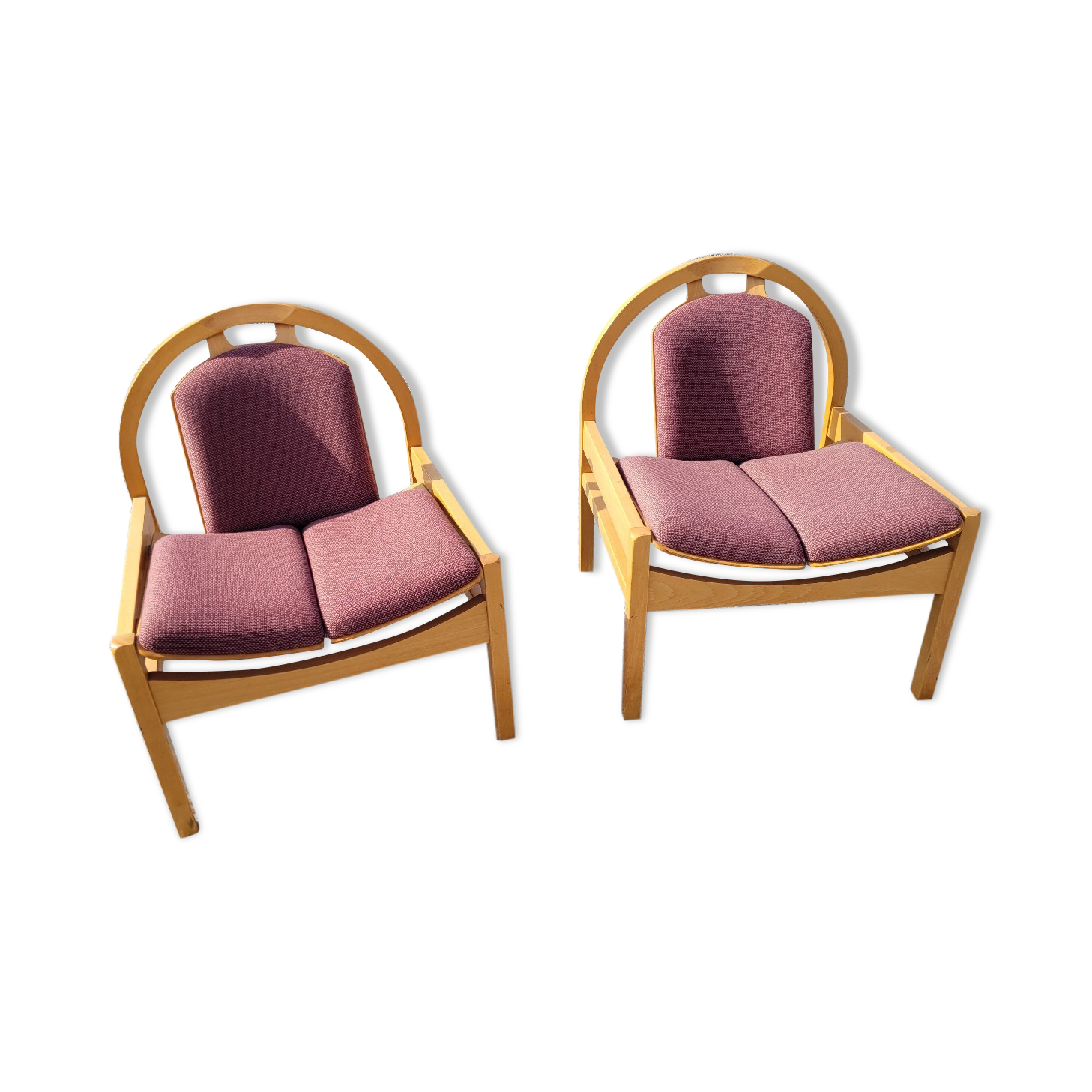 Paire de fauteuils Baumann des années 70