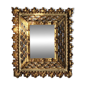 Miroir vintage ethnique - artisanal