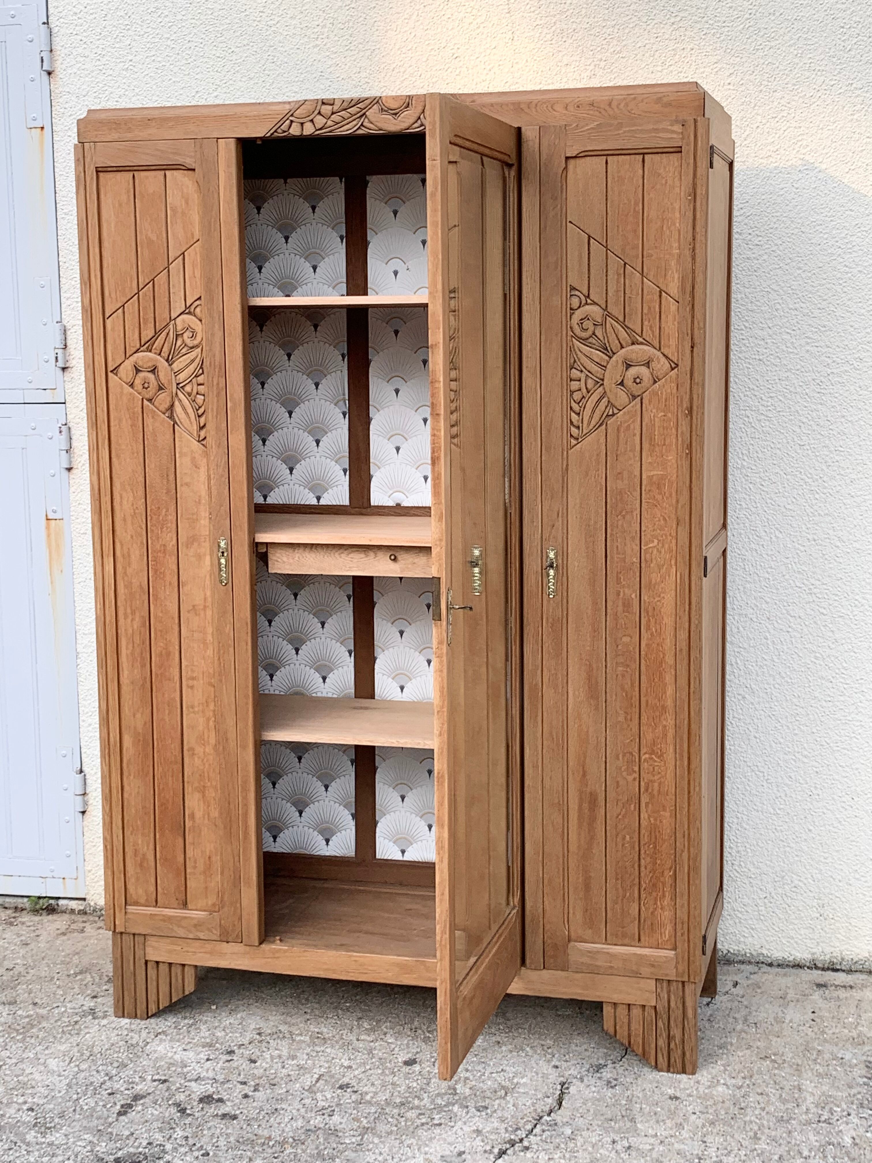 Parisian cabinet wood raw 1930
