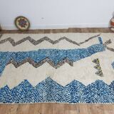 Handmade wool Berber rug 312 X 193 CM