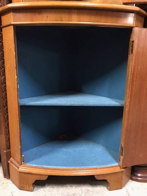 English corner cupboard