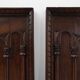 Large Carved Portuguese Oak Wall Panels, 1850s, Set of 2