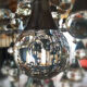 Chandelier with 79 Murano glass drops