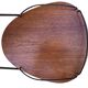 Desserte scandinave vintage en teck & métal, roulettes métal,  années 60