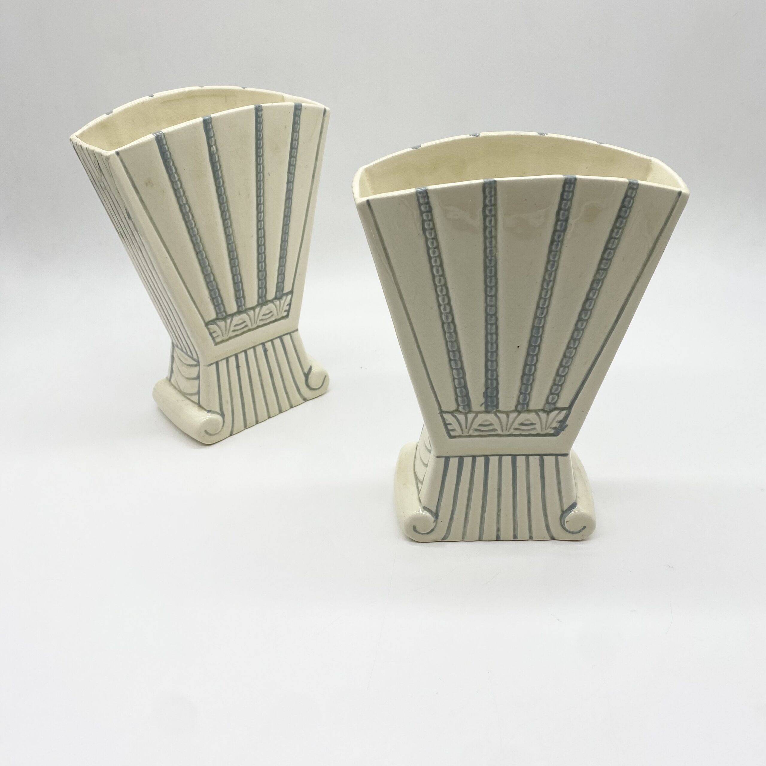 Pair of "Orchies" Art Deco vases, 1930s